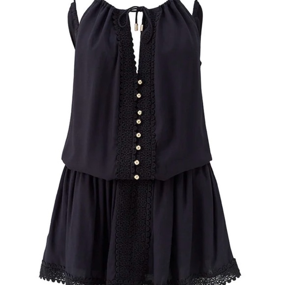 💥HP 💥 Melissa Odabash Black Dress with lace size XS - Picture 5 of 13